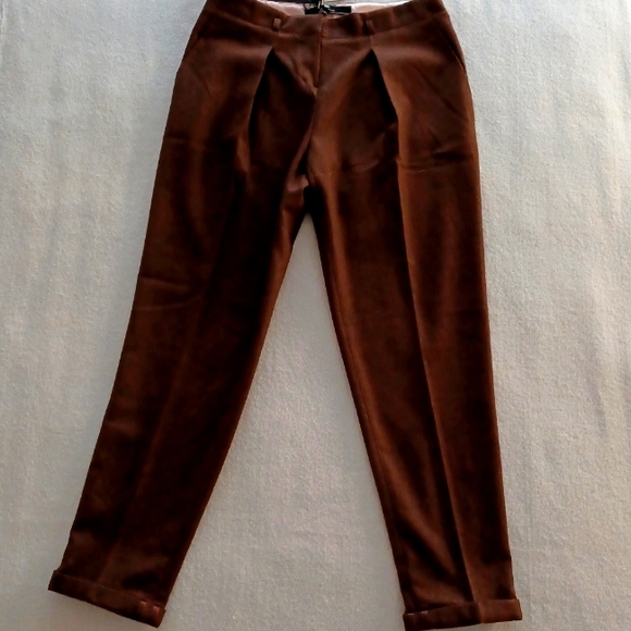 NWT ELISABETTA FRANCHI WOOL PANTS, size 40 - Picture 15 of 16